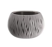 Prosperplast Bowl Sandy en Plastique avec réservoir de Couleur Gris Pierre, 19,5 (Hauteur) x 29 (Profondeur) cm x 29 cm (largeur)