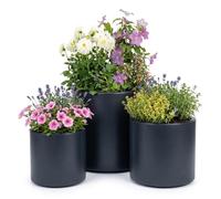Prosperplast Heos DBHER Pot de fleurs Anthracite 39 cm