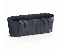 Prosperplast Jardinière de Balcon 4,9L Boardee 38x21x13 cm - Anthracite