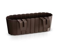 Prosperplast Jardinière de balcon 4,9L Boardee 38x21x13 cm - Brun