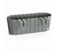 Prosperplast Jardinière de balcon 4,9L Boardee 38x21x13 cm - Gris de pierre