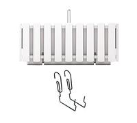 Prosperplast Jardinière de balcon Boardee 38x18x16 cm - Blanc