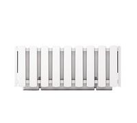 Prosperplast Jardinière de balcon Boardee 38x18x16 cm - Blanc