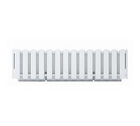 Prosperplast Jardinière de balcon Boardee 58x18x16 cm - Blanc