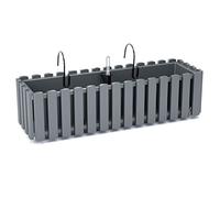 Prosperplast Jardinière de Balcon Boardee 58x18x16 cm - Gris de Pierre