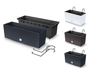 Prosperplast Jardinière de balcon RATO CASE 39x18x19 cm - Anthracite