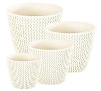 PROSPERPLAST Lot de 4 Pots Ronds 5/8/11,