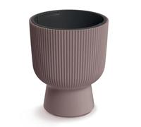 Prosperplast Milly pot de fleurs cylindrique moderne, résistant au gel, à la chaleur et aux UV, Marsala, 390 mm
