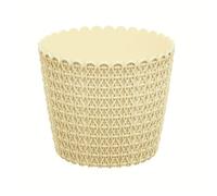 PROSPERPLAST NITLY pot de fleurs, 18,8 cm, jaune, DNY190-CY728
