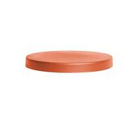 Prosperplast plateau mobile rond en plastique avec 4 roues 29,2 x 29,2 x 4 cm en couleur terre cuite
