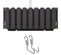 Prosperplast Pot de fleurs avec crochet 38cm anthracite suspension Boardee Fencycase anthracite G