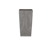 pot haut 11,4 l prosperplast urbi pot en plastique à effet carré avec réservoir en gris clair, 37,5 (H) x 19,5 (L) x 19,5 (P) cms