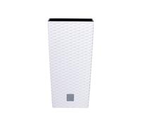PROSPERPLAST Pot de fleurs Rato Square, avec insert de plantation (blanc, l 40 x h 75 x p 40 cm)