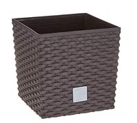 PROSPERPLAST Rato 10 litres avec bac de plantation ocre foncé 22,3 x 22,3 x 22,8 cm.