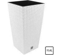 Prosperplast Rato 11,4l Pot Avec Insert 20 X 20 X 37,6 Cm Blanc Multicolore