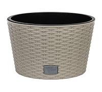 PROSPERPLAST Rato Pot rond mocca 15,3 litres avec pot à planter Ø 30 x 27 cm