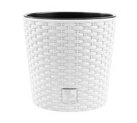 Prosperplast Rato Round Pot de fleurs avec insert 15L blanc