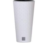 Prosperplast Rato Tubus Pot de fleurs avec insert de 9L blanc