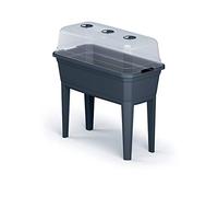 Prosperplast Respana Ecoline Jardinière haute avec serre anthracite plastique 74,9 x 36,8 x 77,7) cm