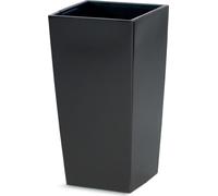 Prosperplast s.r.o. Pot de fleurs avec insert URBI SQUARE MATT 40 cm, anthracite