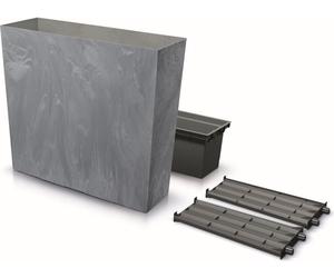 Prosperplast s.r.o. URBI CASE BETON EFFECT T marengo 77cm