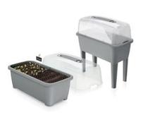 Prosperplast Serre châssis sur pieds Jardinière 52 L 77 x 38 x 82 cm Anthracite