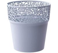 PROSPERPLAST TREE pot de fleurs, 17,5 cm, gris glace, DTRE175-656U