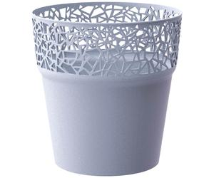 PROSPERPLAST TREE pot de fleurs, 17,5 cm, gris glace, DTRE175-656U