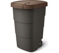Prosperplast Wheeler 95 l anthracite avec couvercle brun