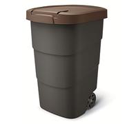 Prosperplast Wheeler 95 l anthracite avec couvercle brun