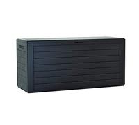 Prosperplast Boîte de jardin Woodebox verrouillable 280 L anthracite