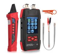 Proster Testeur de Câble Réseau Multifonction Professionnel RJ45 RJ11 PoE - Traceur Numérique, VFL 10 km, Mesureur de Puissance Optique, Port Flash, Test Longueur 600 m Pour Technicien Réseau