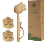 PROTEA Brosse à Vaisselle avec 2 Têtes de Rechange - 1 kit