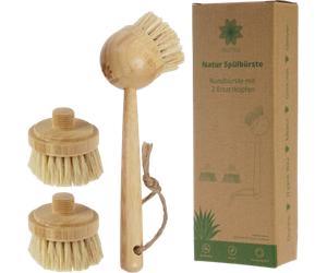 PROTEA Brosse à Vaisselle avec 2 Têtes de Rechange - 1 kit