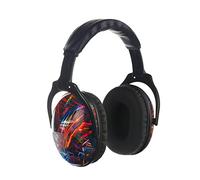 PROTEAR Casque Anti Bruit Enfant Facilement Réglable Pliable, Protection Auditive confortable avec Sac de Transport, SNR 28dB pour l’, Feux d’Artifice,étudier , Concert(Feux d’artifice noirs)