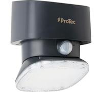 ProTec Applique murale solaire LED + détecteur mouvement IP54 gris
