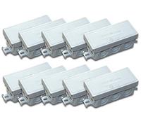 Protec.Class 4389 Lot de 10 boîtes de dérivation FR-Gris