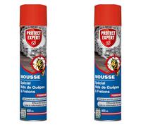 PROTECT EXPERT 2 Aérosols Anti-Guêpes & Frelons - Mousse - 2x600ml