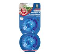 PROTECT EXPERT 2 Boîtes Appâts Anti-Fourmis & Fourmilières - 2x2g | Effets Visibles Dès La 1ère Semaine - Action 12 Semaines - Efficace Intérieur & Abords Maison - FBOIT2N