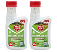 PROTECT EXPERT 2 Désherbants Gazon Concentrés Localisés - 2x200ml - 176m² | Mauvaises Herbes Pelouse - Non Sélectif - Efficace - 2 Bidons Doseurs - DG200NX2