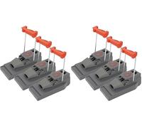 PROTECT EXPERT 6 Tapettes Plastiques À Souris - Facile À Installer - Piégeage Rapide & Précis - Armement Facile - Réutilisable SOUTRAP3X2