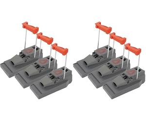 PROTECT EXPERT 6 Tapettes Plastiques À Souris - Facile À Installer - Piégeage Rapide & Précis - Armement Facile - Réutilisable SOUTRAP3X2