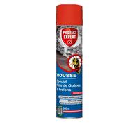 PROTECT EXPERT Aérosol Anti Guêpes & Frelons - 600ml - Mousse Et Jet Longue Portée Jusqu’à 3 Mètres - Action Choc GUEPMOUS600N