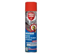 PROTECT EXPERT Aérosol Anti-Guêpes & Frelons - Mousse - 600ml | Jet Longue Portée - Traitement à Distance - Pulvérisation Jusqu'à 3m - Action Choc & Foudroyante - GUEPMOUS600N