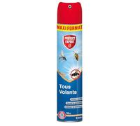 PROTECT EXPERT Aérosol Anti Insectes Volants - Prêt A L'Emploi - 750ml - Foudroyant - Insectes Volants - Action Curative & Préventive VOL750
