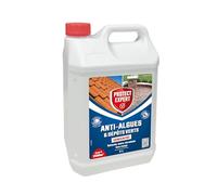 PROTECT EXPERT Anti Algues & Dépôts Verts - Concentré - Toitures Murs Terrasses - 5L - Jusqu'à 2000m² - Protection Longue Durée Pendant 6 Mois - Sans Rinçage - DIMAX5