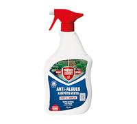 PROTECT EXPERT Anti Algues Lichens - Pulvérisateur Prêt à l'Emploi - 750ml | Pour Toitures Terrasses Façades Murs - Anti-Dépôt Vert - Nettoyant Efficace Surfaces Extérieures - DIMAXPAL1