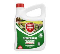 PROTECT EXPERT Désherbant Polyvalent Concentré - 2,5L - 150m² | Effets Visibles En 3h - Puissant Rapide Efficace - Jardin Allées Terrasses - Bidon Doseur - PROHERBIO25N