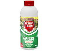 PROTECT EXPERT Désherbant Polyvalent Concentré - Effets Visibles Sous 3h - 700ml - Jusqu’à 58m² Traités - Bidon Doseur PROHERBIO700