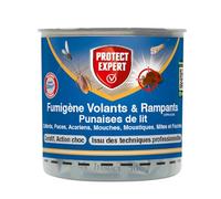 PROTECT EXPERT Fumigène Anti Insectes Volants & Rampants - 25m² | Élimine Punaises de Lit, Acariens, Cafards, Puces, Mites - Sans Odeurs Persistantes - Action Choc & Curative - PUMIG10